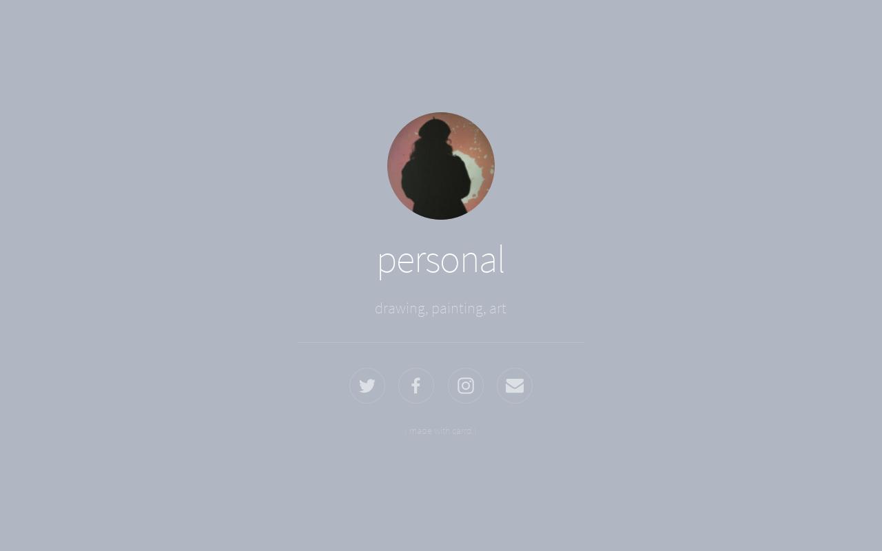Carrd profile picture for @watered